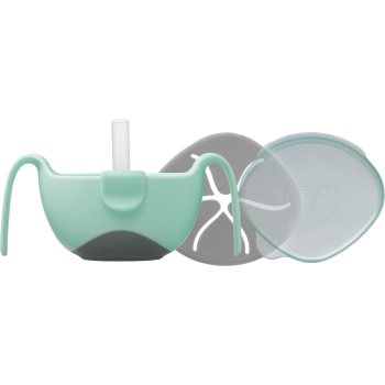 b.box 3 in 1 Bowl & Straw castron cu pai - imagine 2